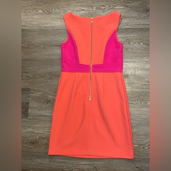 GUC LOFT Colorblock Cocktail Dress - Picture 2 of 4